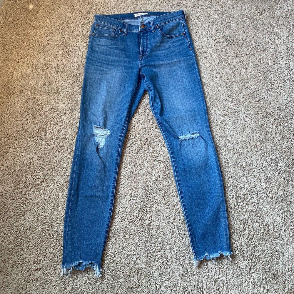 9” High Rise Skinny Madewell Jeans